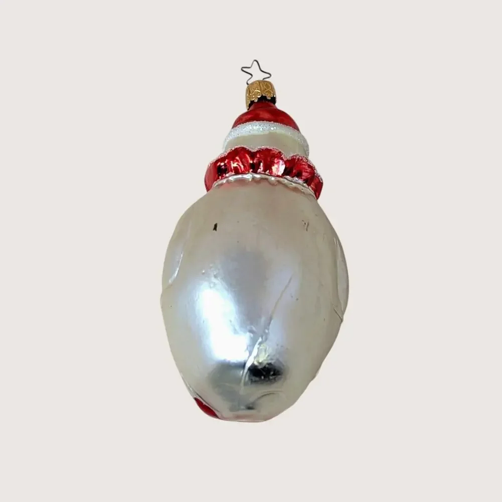 Vintage Inge Glas Blown Glass 500,000 Clown Ornament